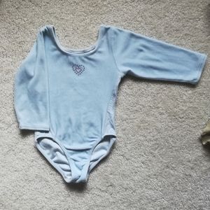 Light Blue Long Sleeve Leotard